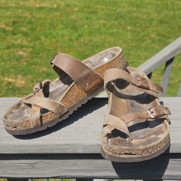 Birkenstock Mayari Sandals Size 36 | Open Footprint | Well Worn - Picture 1 of 8